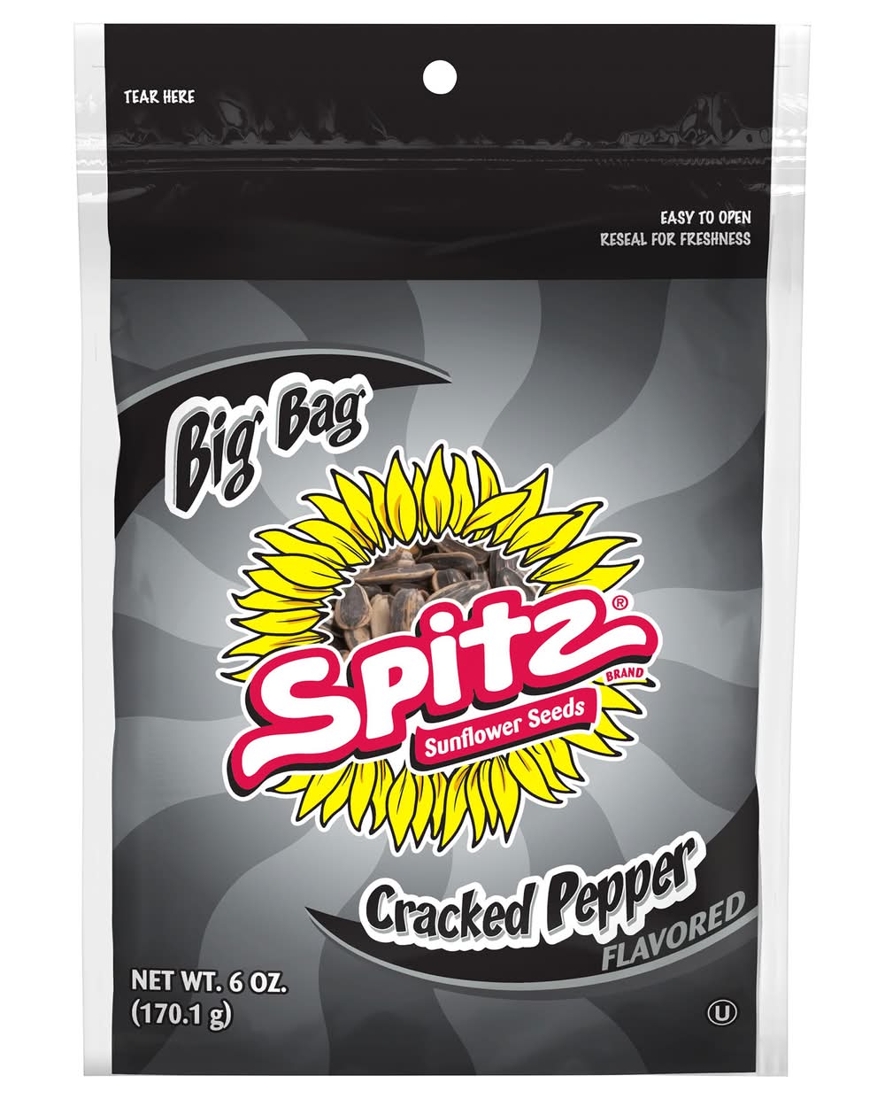 Spitz Sunflower Seeds, Cracked Pepper (6 oz)