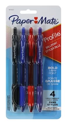 Paper Mate® Profile Ballpoint 4-Pack