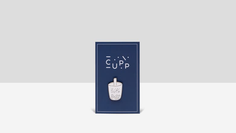 Enamel Pin - CUPP White
