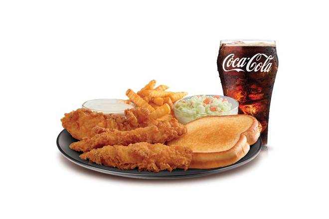 3 Piece Hand-Breaded Chicken Tender Platter