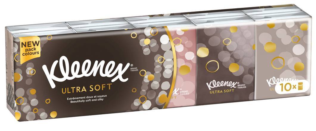 Kleenex® mouchoirs etuis mini - ultra soft x10