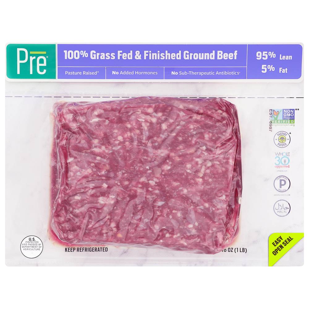 Pre Grass Fed & Finished Ground Beef (1 lbs)