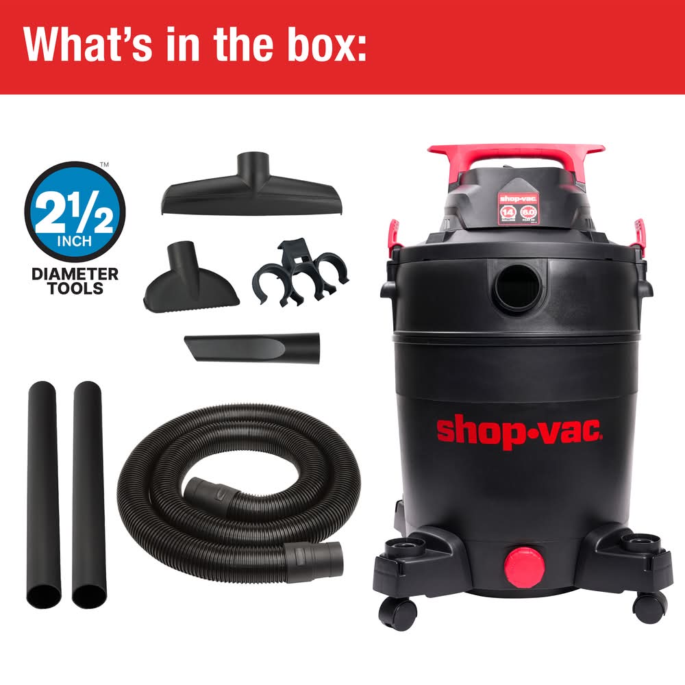 Shop-Vac 6 Hp Wet and Dry Utility Vacuum 14 Gallon Delivery Near