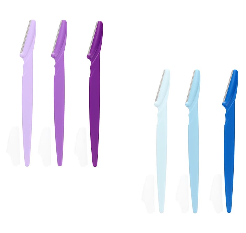 Sassy + Chic Eyebrow Razors, Assorted (3 ct)