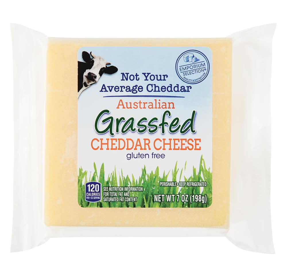 Emporium Selection Australian Grass Fed Cheddar Cheese (7 oz)