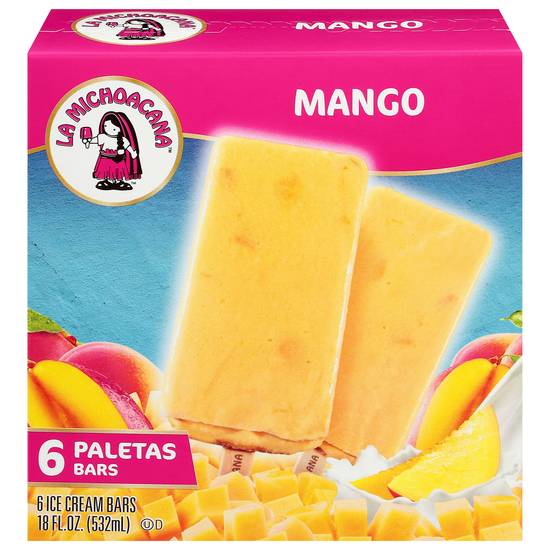Michoacana Mango 'N Cream Ice Cream Bars ( 6 ct)