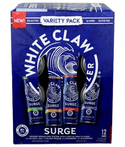 White Claw Surge Hard Seltzer Variety 12 Pack Cans