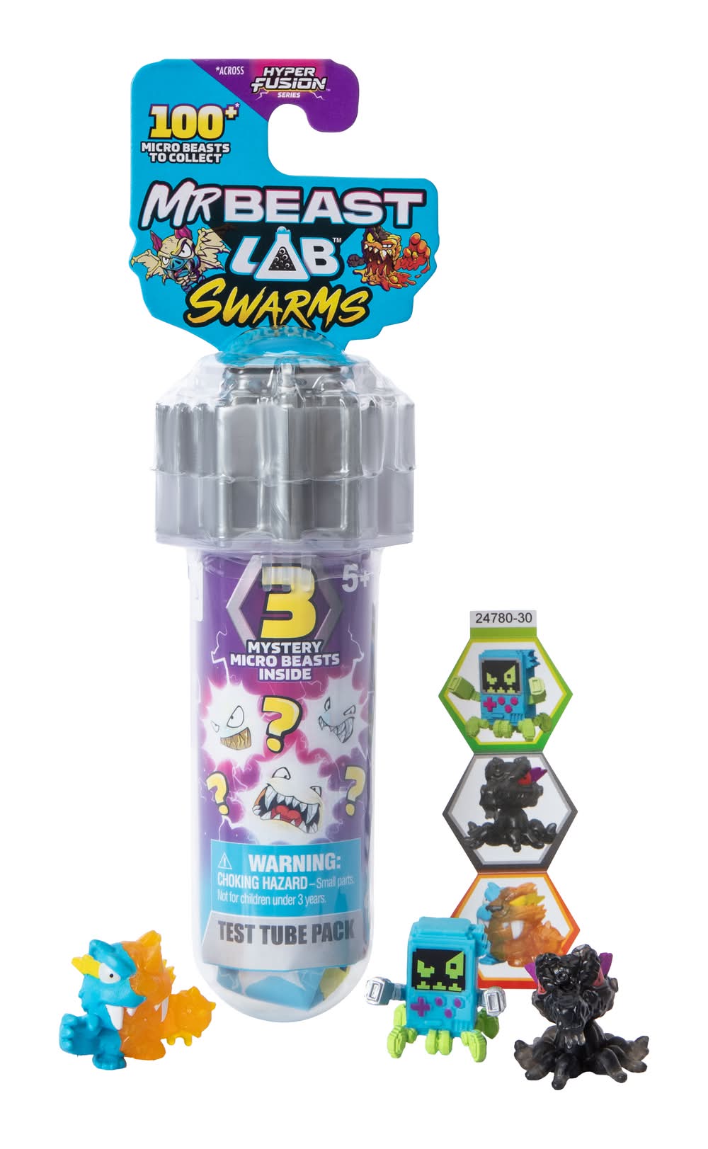 Mr Beast Lab™ Swarms Mystery Micro Beasts Test Tube Pack (Styles May Vary)