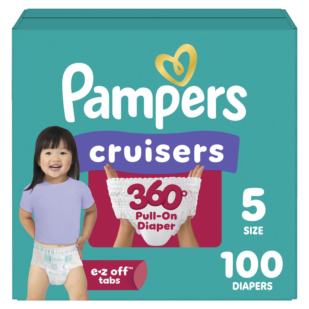 Pampers Cruisers Pull on Diapers, 5 (100 ct)