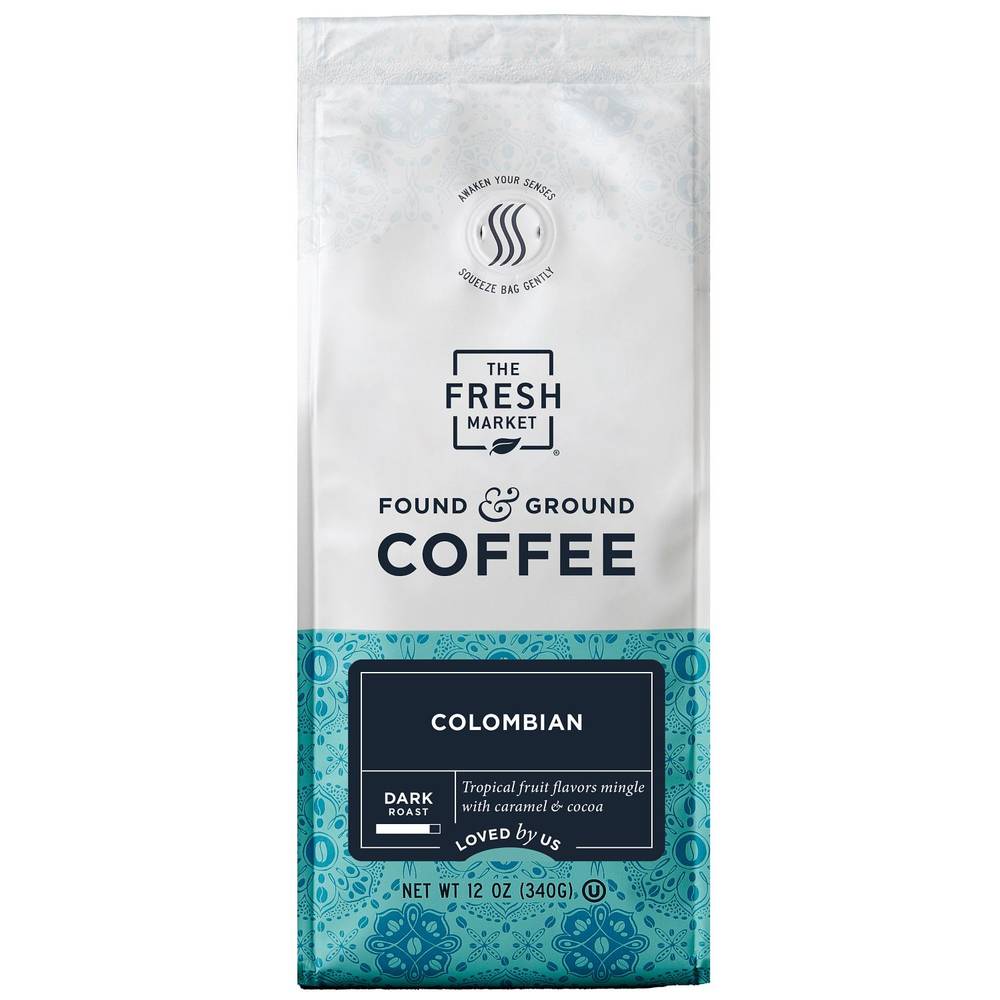 TFM Found & Ground Coffee, Colombian (12 oz)