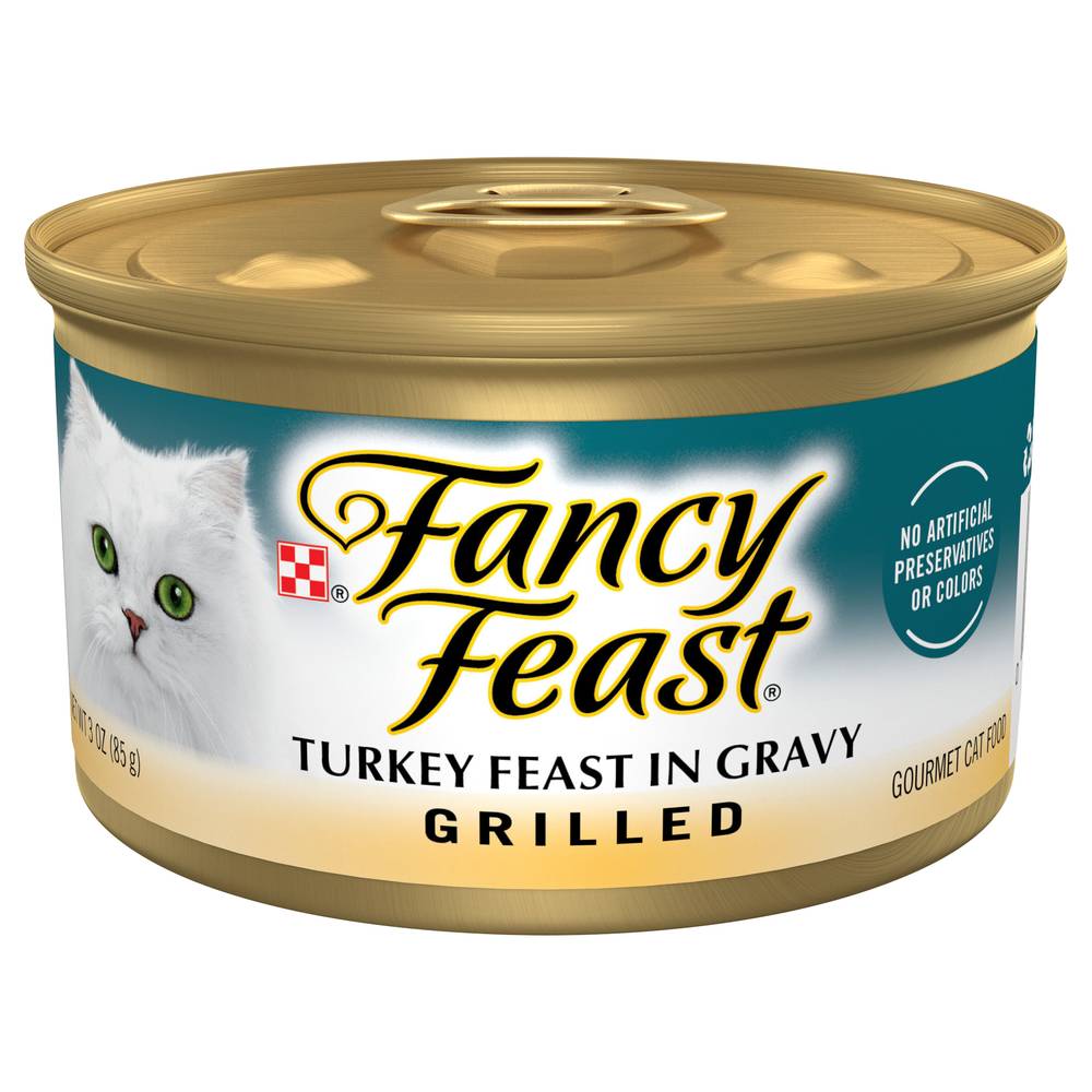 Fancy Feast Turkey Grilled Wet Gravy Cat Food (3 oz)