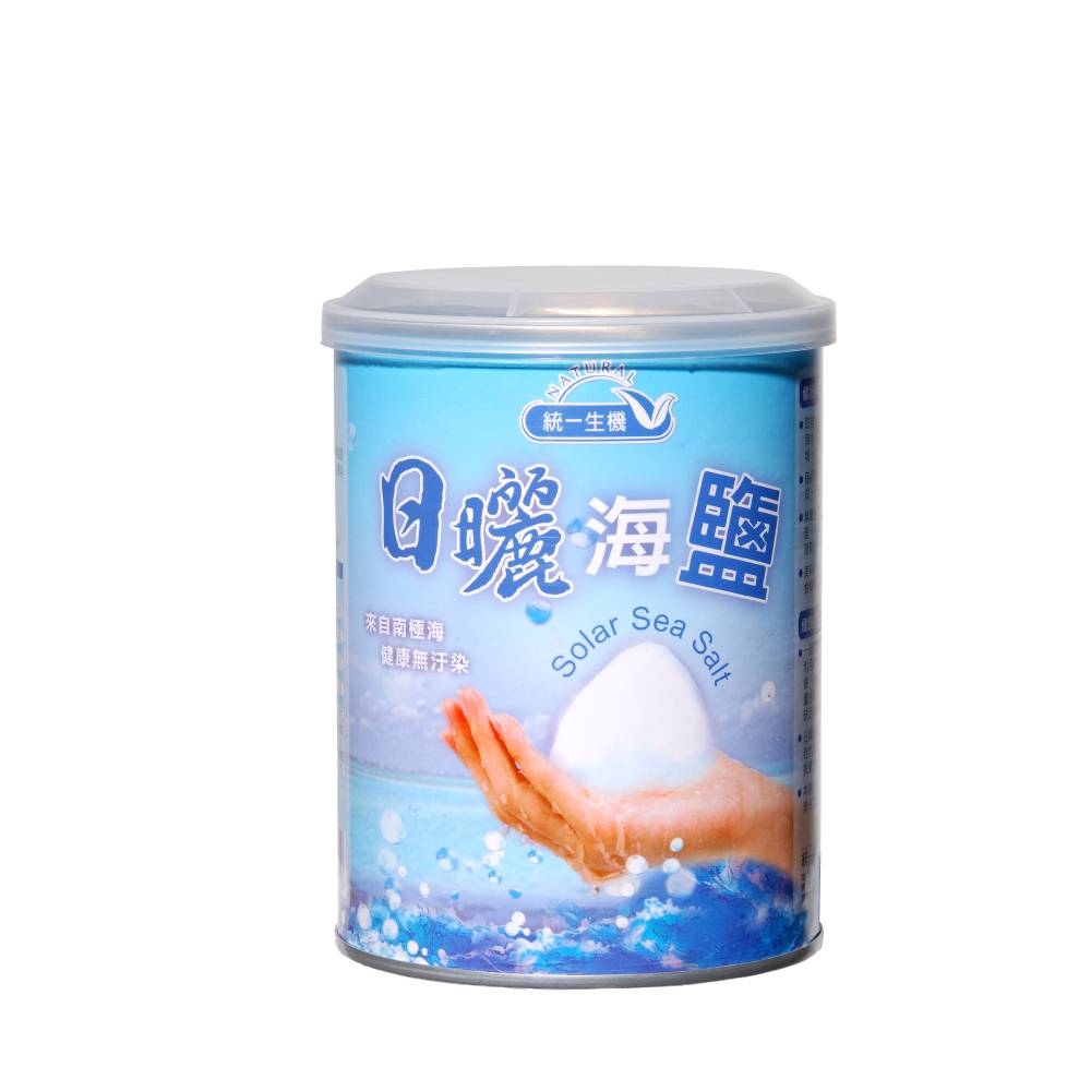 統一生機-日曬海鹽(600g/罐)