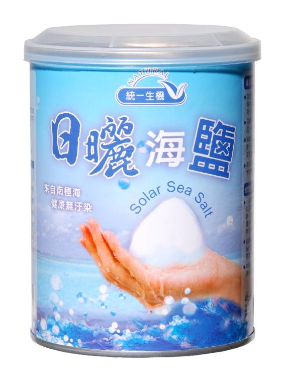 統一生機-日曬海鹽(600g/罐)