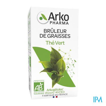 Arkogelules The Vert Bio Caps 40 Compléments minceur - Minceur