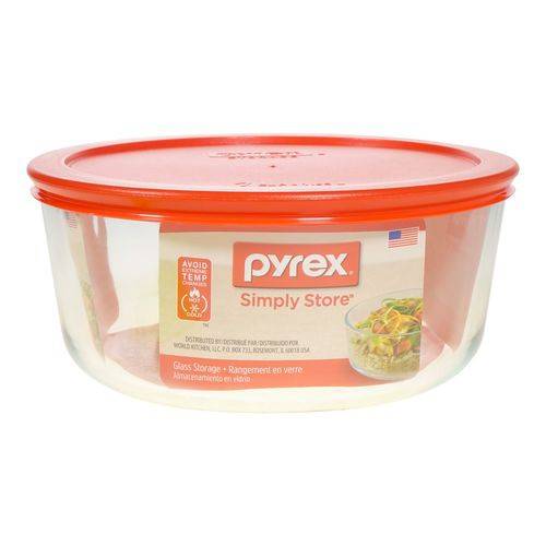 Pyrex Round Dish With Cover (1 unit)