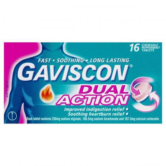 Gaviscon Dual Action Tablet 16pk