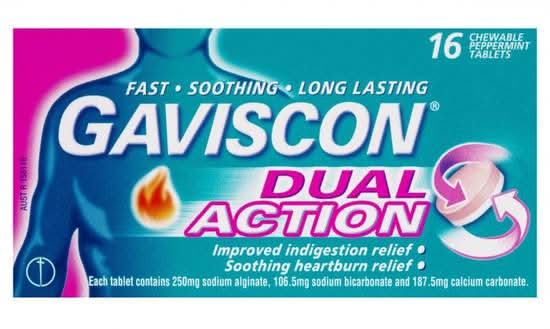 Gaviscon Dual Action Tablet 16pk