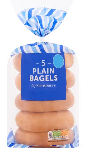 Sainsbury's Plain Bagels (5 pack)