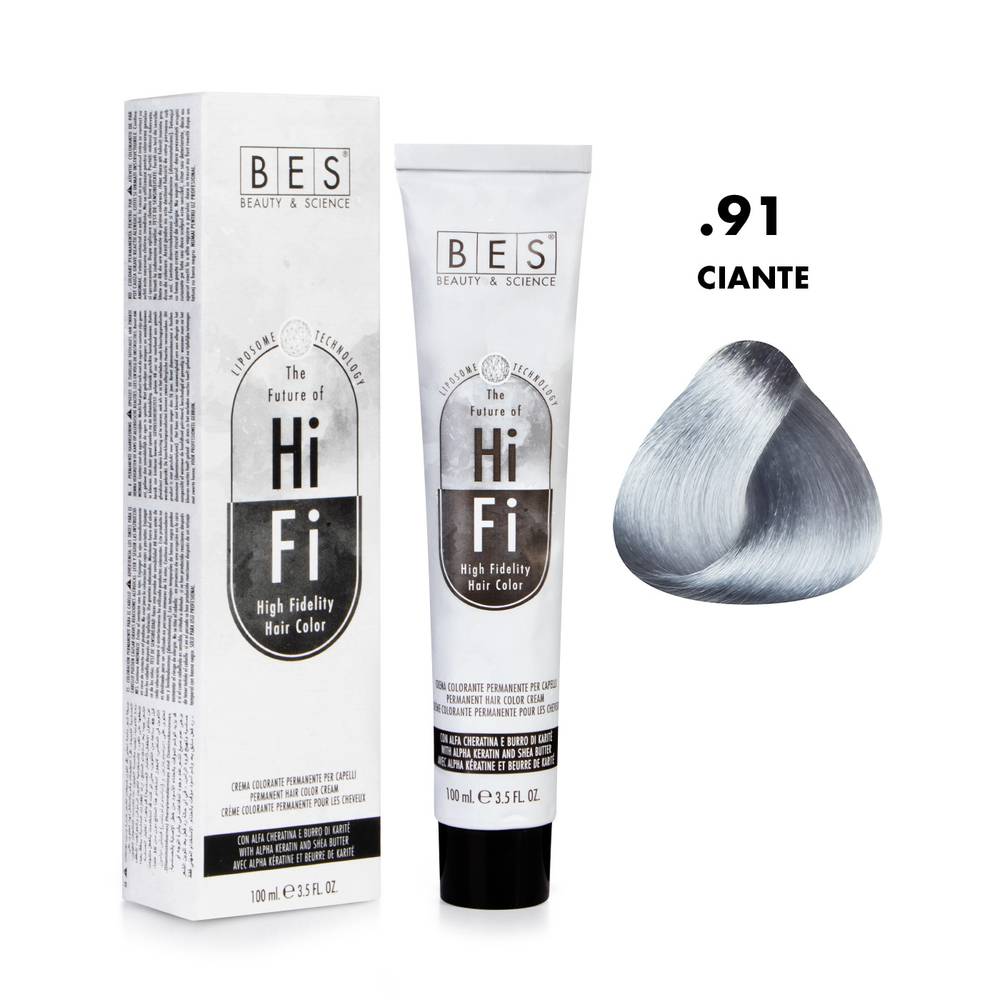 BES Beauty & Science · Tinte matizador permanente ciante .91 (100 ml)