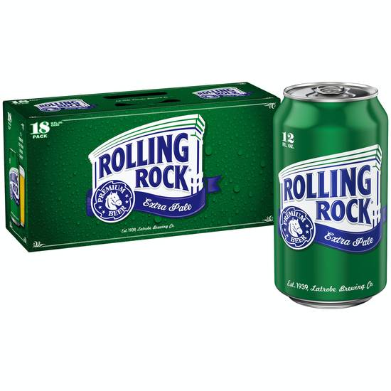 Rolling Rock Extra Pale Beer (18 ct, 12 fl oz)