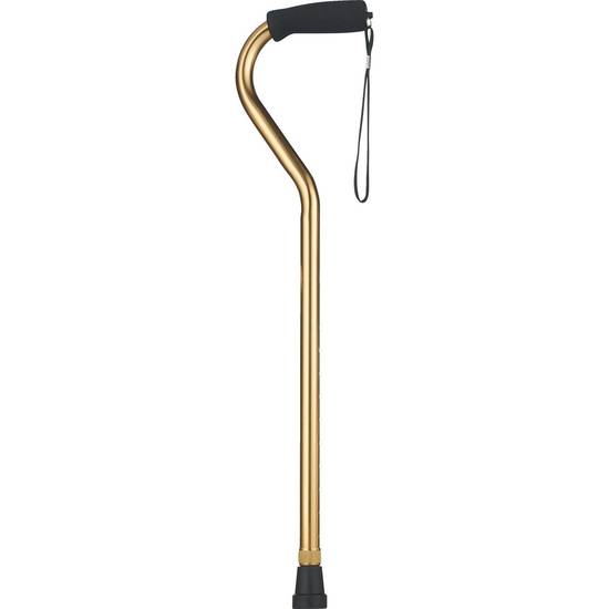 CVS Health Offset Foam Handle Cane, Gold