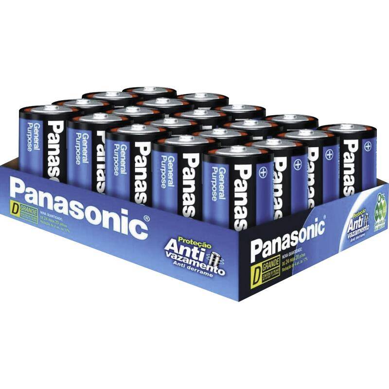 Panasonic pack de pilha d grande um-1sh300 (20 un)