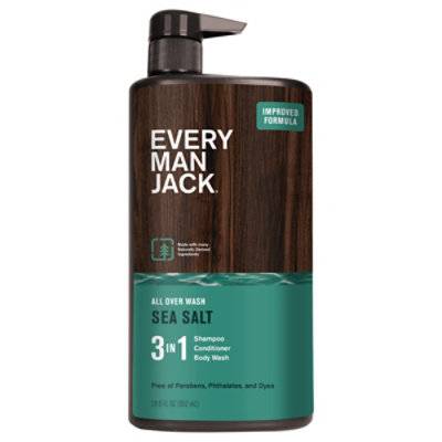 Every Man Jack Sea Salt 3 in 1 All Over Wash
