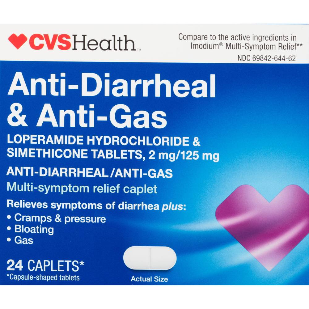 Cvs Health Anti-Diarrheal & Anti-Gas Tablets