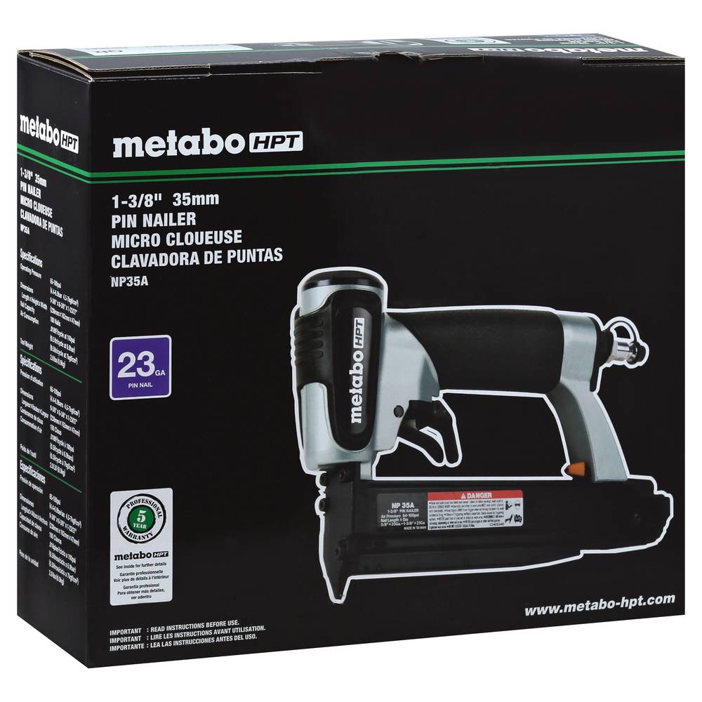 Metabo Hpt Pin Nailer Kit