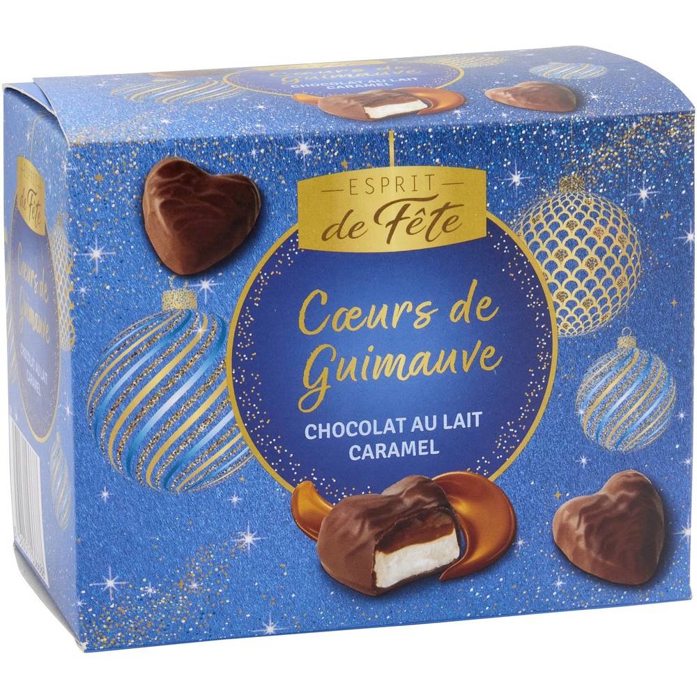 Guimauve chocolat au lait caramel ESPRIT DE FETE - la boite de 180g