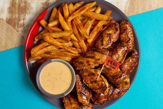 12 PERi Buffalo Wings & Chips