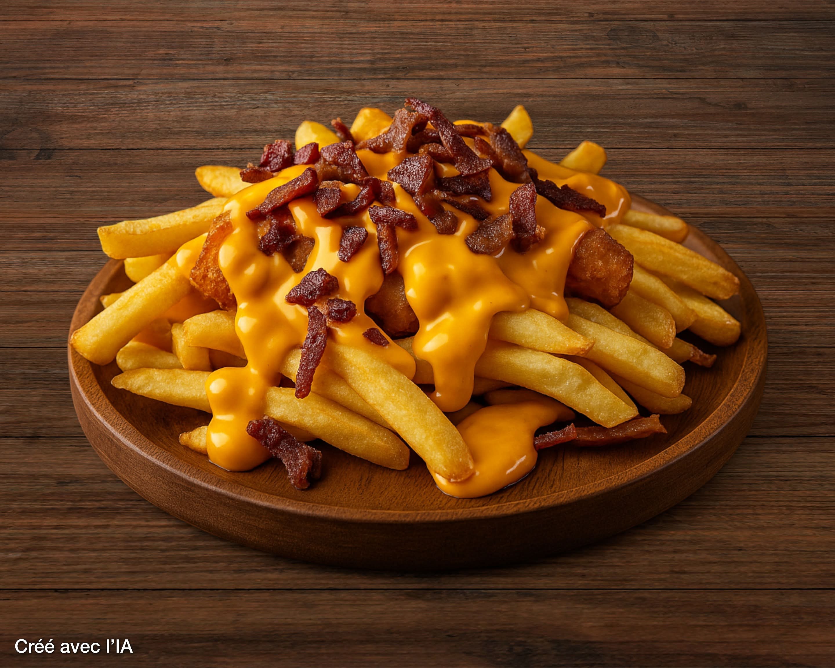Frites cheddar bacon