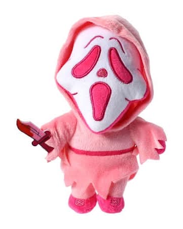 Ghost Face Plush Pink