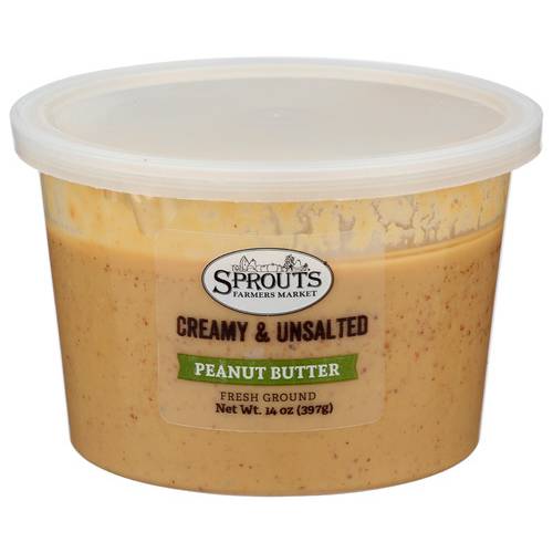 Sprouts Creamy & Unsalted Peanut Butter