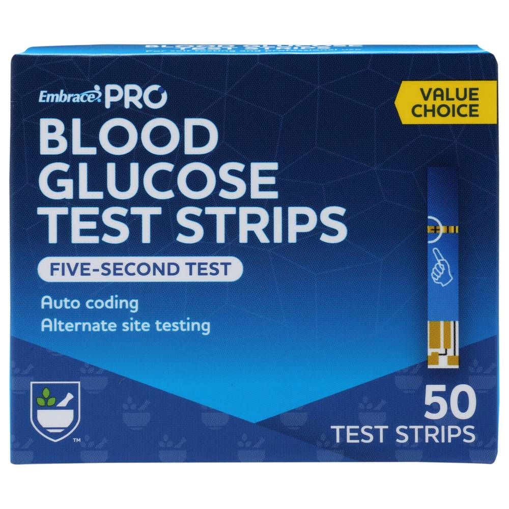 Rite Aid Embracepro Blood Glucose Test Strips
