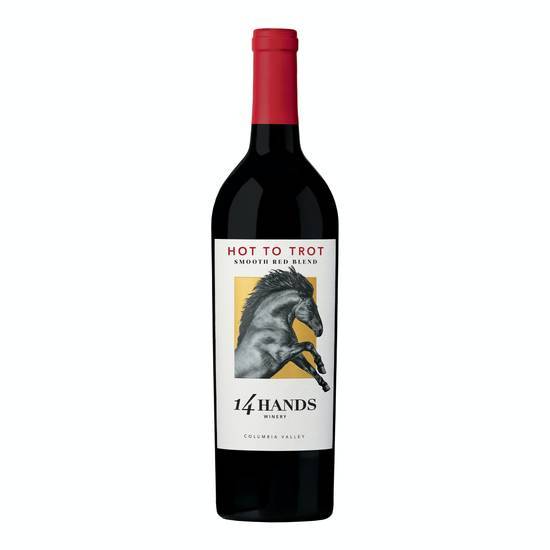 14 Hands Hot To Trot Smooth Red Blend Wine (750 ml)