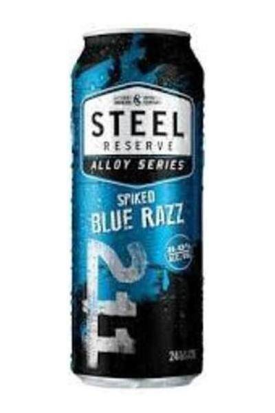 Steel Reserve Alloy Series Spiked Blue Razz Beer (24 fl oz)