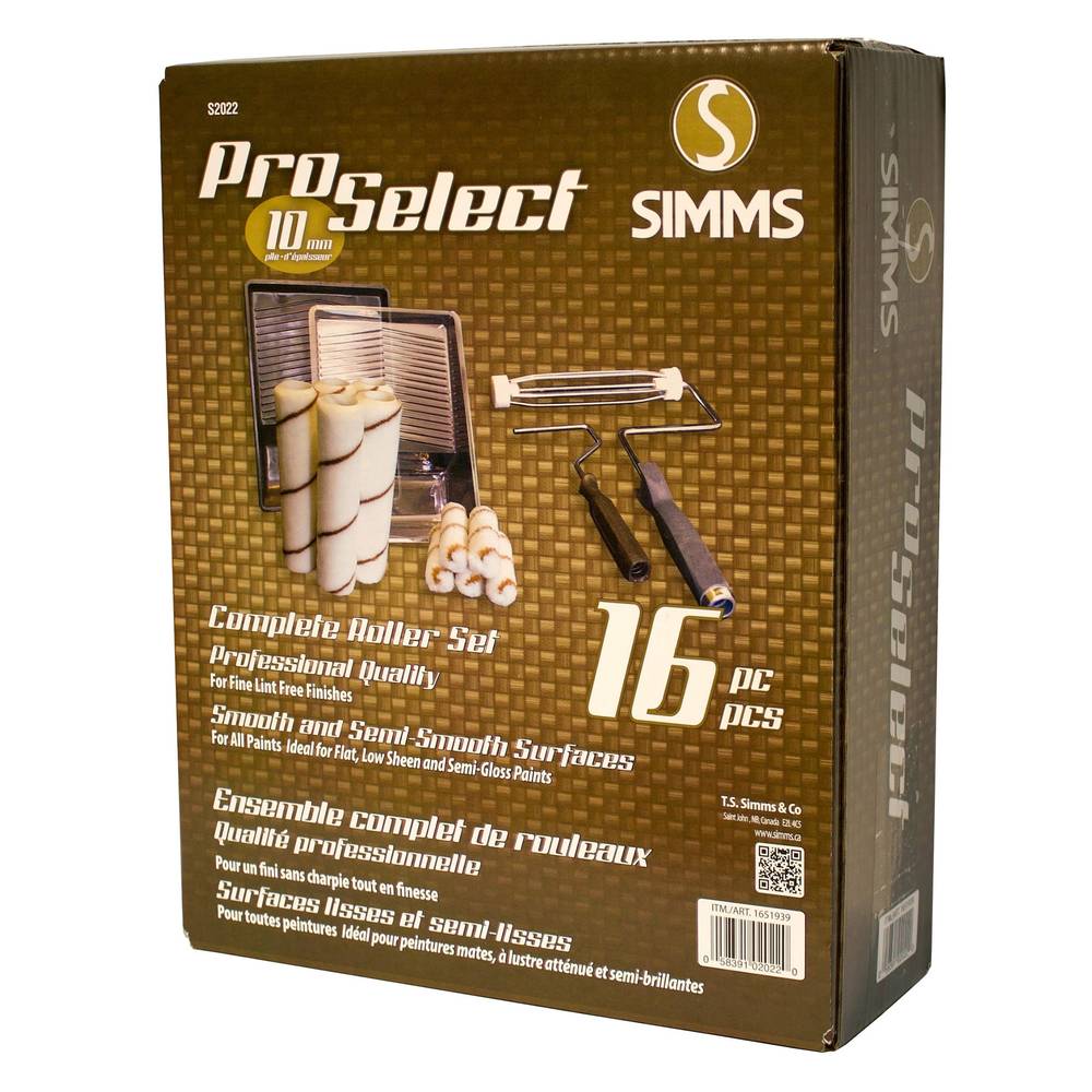 Proselect - Complete Roller Set, 16 Pieces