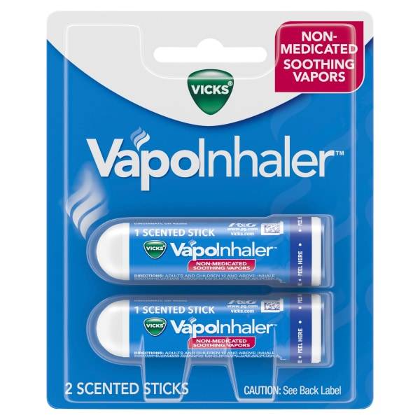 Vicks Value pack Non Medicated Vapoinhaler, Menthol (2 ct)