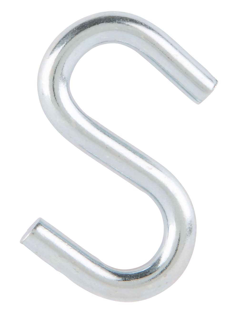 ACE Small Zinc-Plated Silver Steel 2 In. L S-Hook 150 Lb 2 Pk