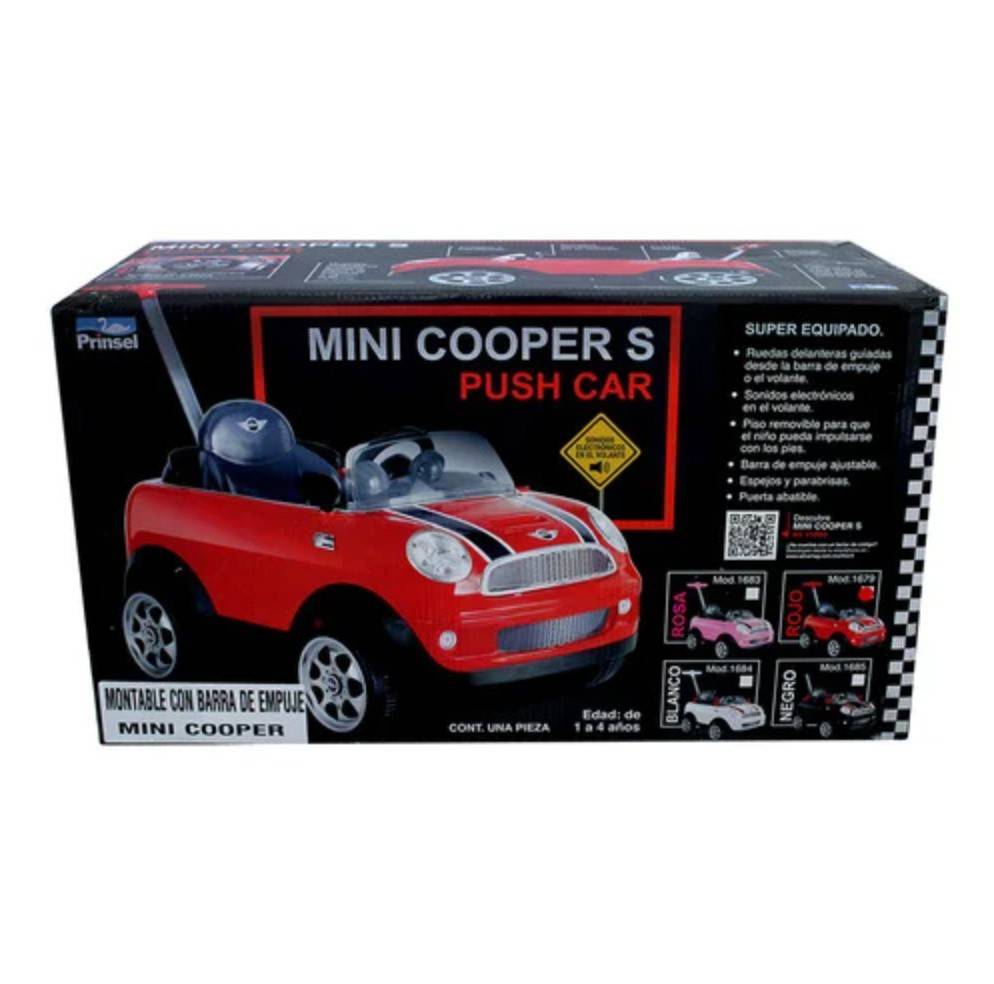 Montable prinsel fashion mini cooper push