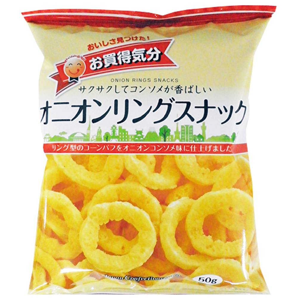 ジェーシーシー　お買得気分　オニオンリングスナック/40g