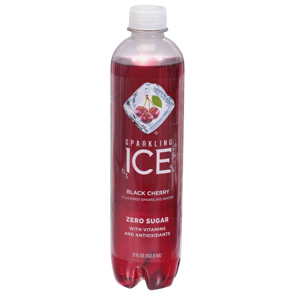 Sparkling Ice Spiked Zero Sugar Black Cherry Sparkling Water (17 fl oz)