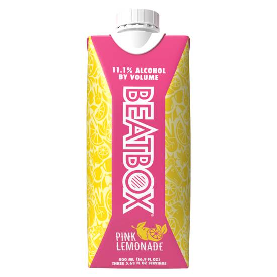 BeatBox Pink Lemonade 500ml 11.1% ABV Party Punch