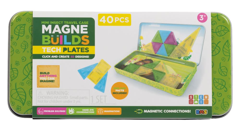 Magne Builds Tech Plates Toy Ages 3+ (40 ct)