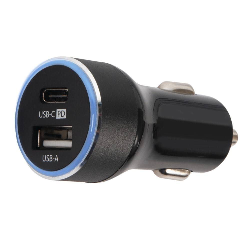 Car Charger 32W 2-Port Usb & Type C