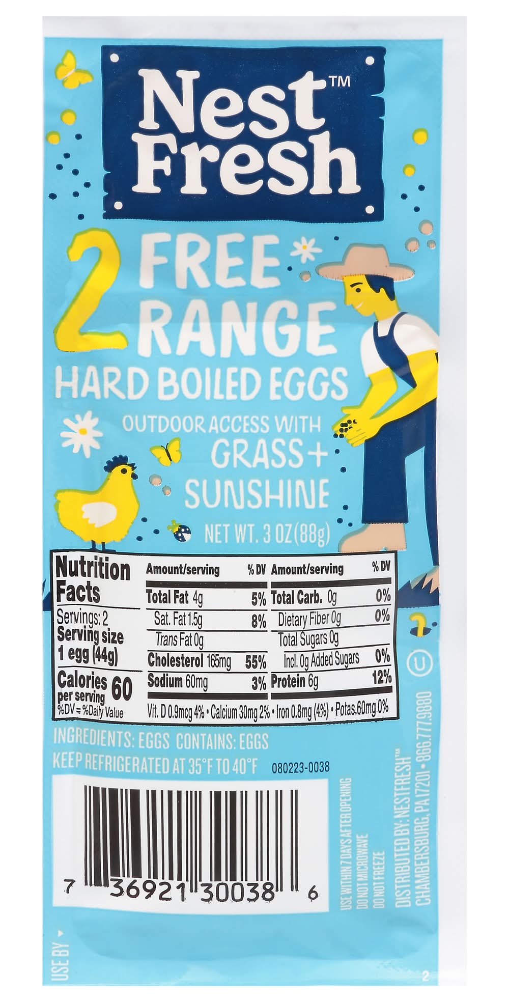 NestFresh Hard Boiled Eggs (3 oz, 2 ct)