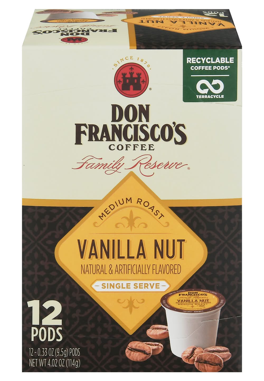 Don Francisco's Family Reserve Medium Roast Vanilla Nut Coffee (4.2 oz)