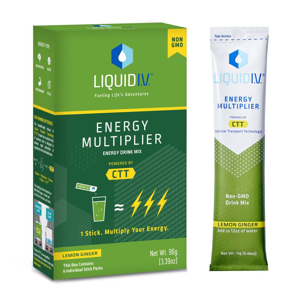 Liquid I.v. Energy Multiplier Lemon Ginger (6 ct)