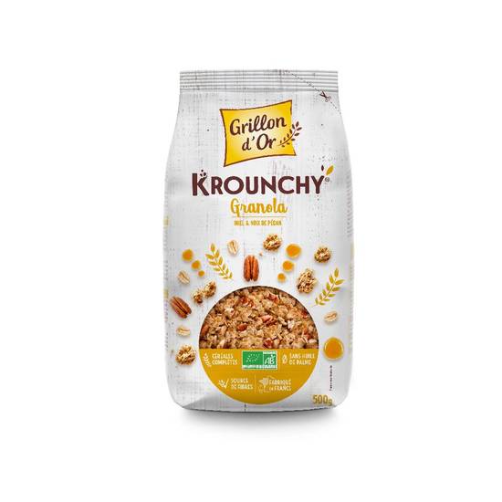 Krounchy granola 500g - GRILLON D'OR - BIO